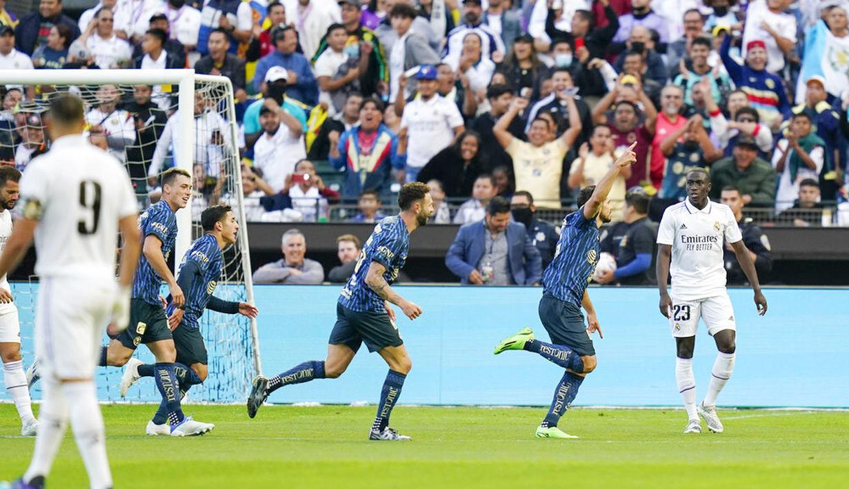 Sementara Club America membalas lewat Henry Martin dan penalti Alvaro Fidalgo. (AP/Godofredo A. Vásquez)