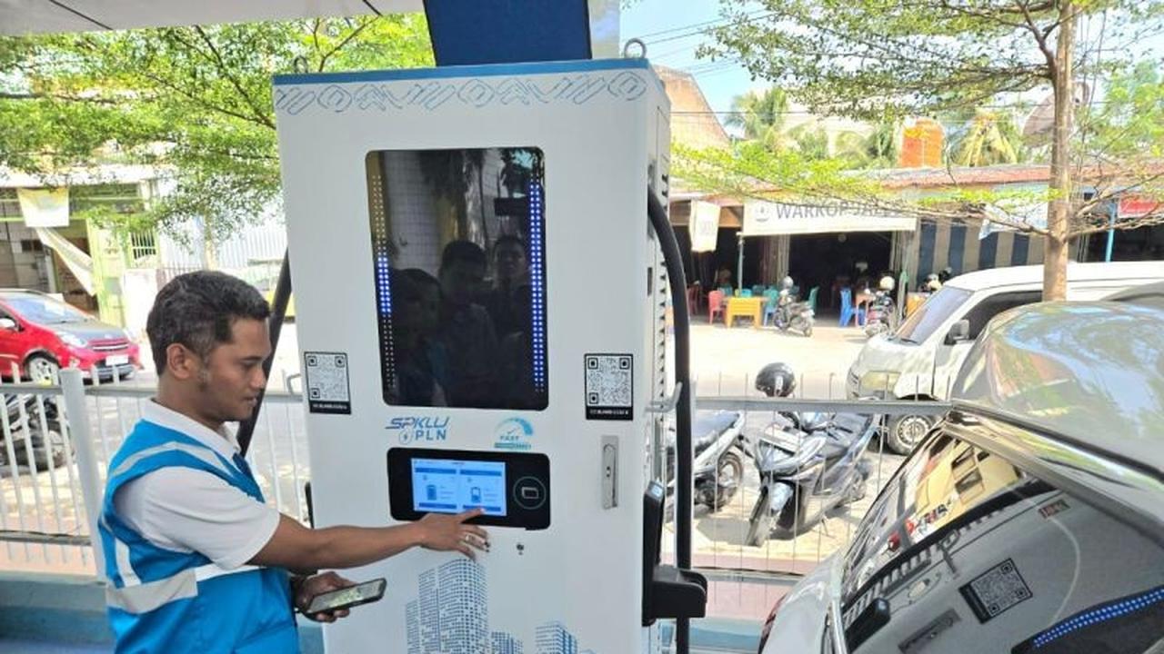 PLN UID Sulselrabar Tambah 14 SPKLU Baru di 2025, Perkuat Ekosistem Kendaraan Listrik