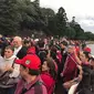 Aksi solidaritas WNI di Sydney dalam menyuarakan dukungan mereka terhadap Ahok (Donny Verdian)