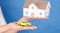 Ilustrasi rumah dan mobil. (anaken2012/depositphotos.com)