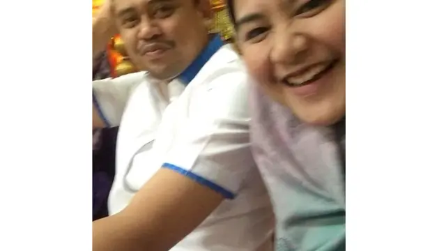Gaya Mesra Kahiyang-Bobby Jelang Ngunduh Mantu di Medan