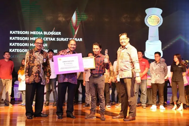 Menpar Arief Yahya di Anugerah Pewarta Wisata Indonesia 2017.
