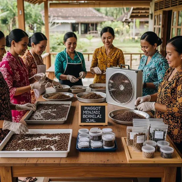 9 Ide Ternak Maggot dari Limbah Dapur untuk Ibu-Ibu Desa Wisata, Membuka Peluang Baru