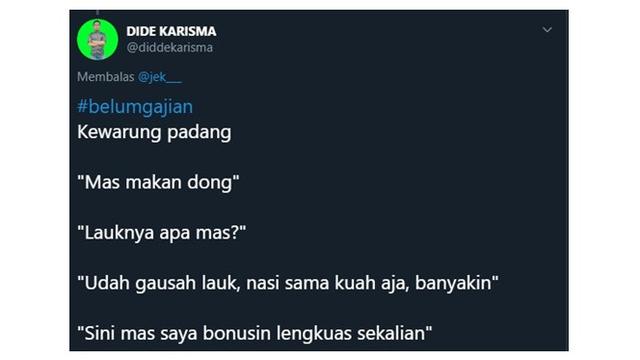 Obrolan Kocak Saat Belum Gajian Ini Bikin Ketawa Miris