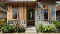 9 Rumah Desa Kombinasi Kayu dan Roster agar Lebih Adem, Ciptakan Hunian Estetik