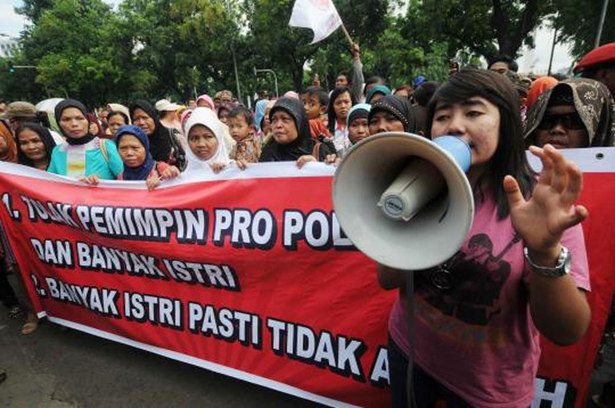 Kemendagri kedatangan puluhan wanita tolak pemimpin poligami
