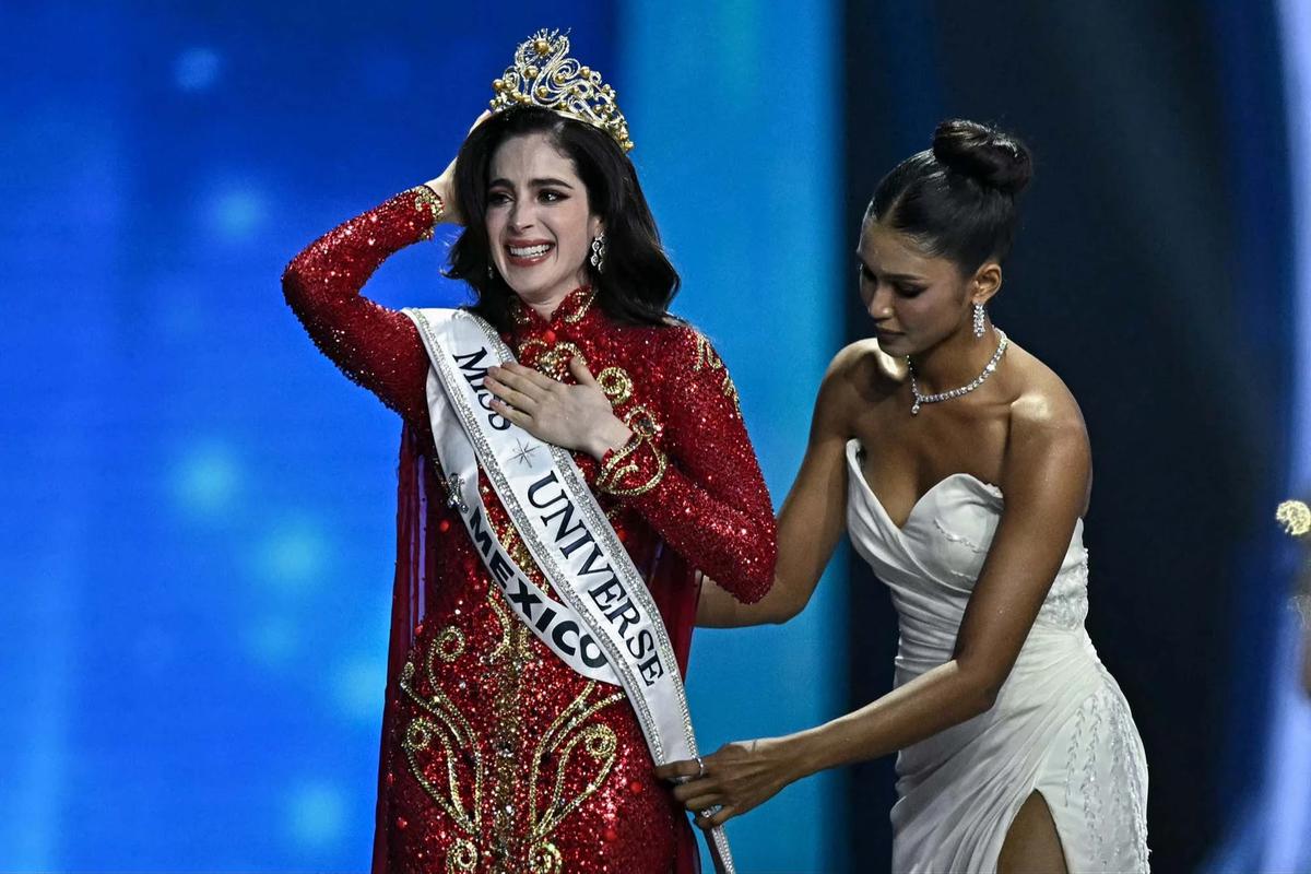FOTO: Momen Kemenangan Fatima Bosch, Sang Miss Universe 2025 dari Meksiko