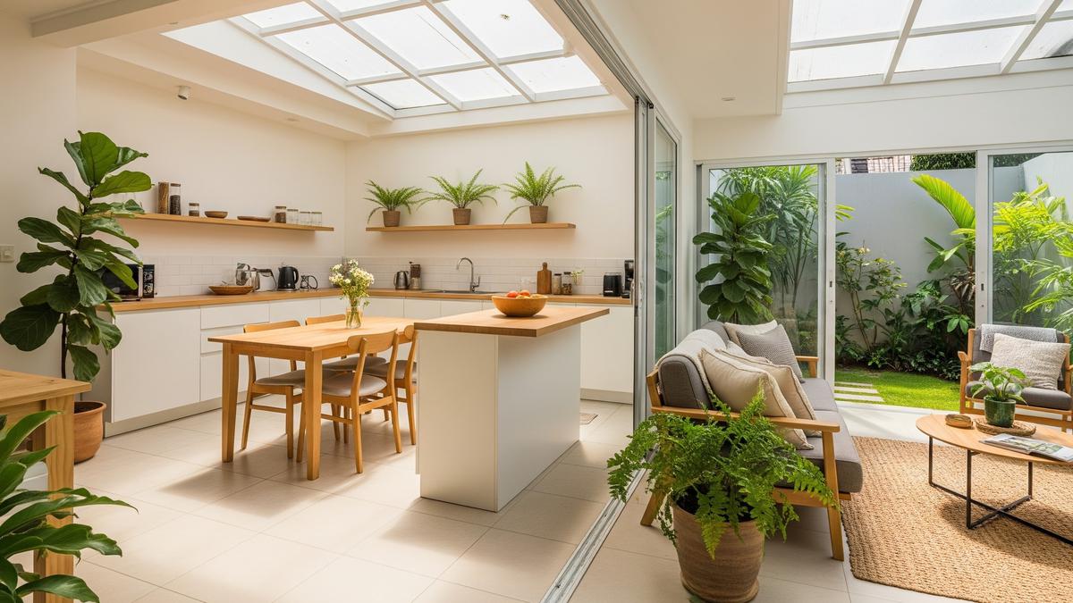 Bikin Masak Jadi Momen Healing, Ciptakan 7 Desain Dapur Semi Outdoor Gaya Scandinavian Modern