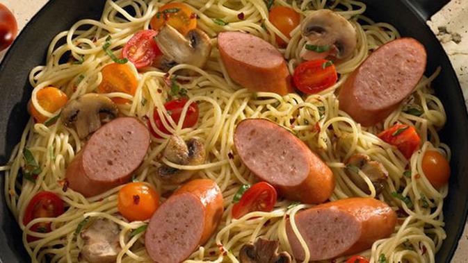 Resep Spaghetti Aglio Olio Sosis Lifestyle Fimela Com