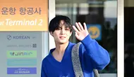Airport Look Mingyu SEVENTEEN Jelang ke Jakarta, Tampil Kasual dengan Knit Dior dan Cargo Shorts