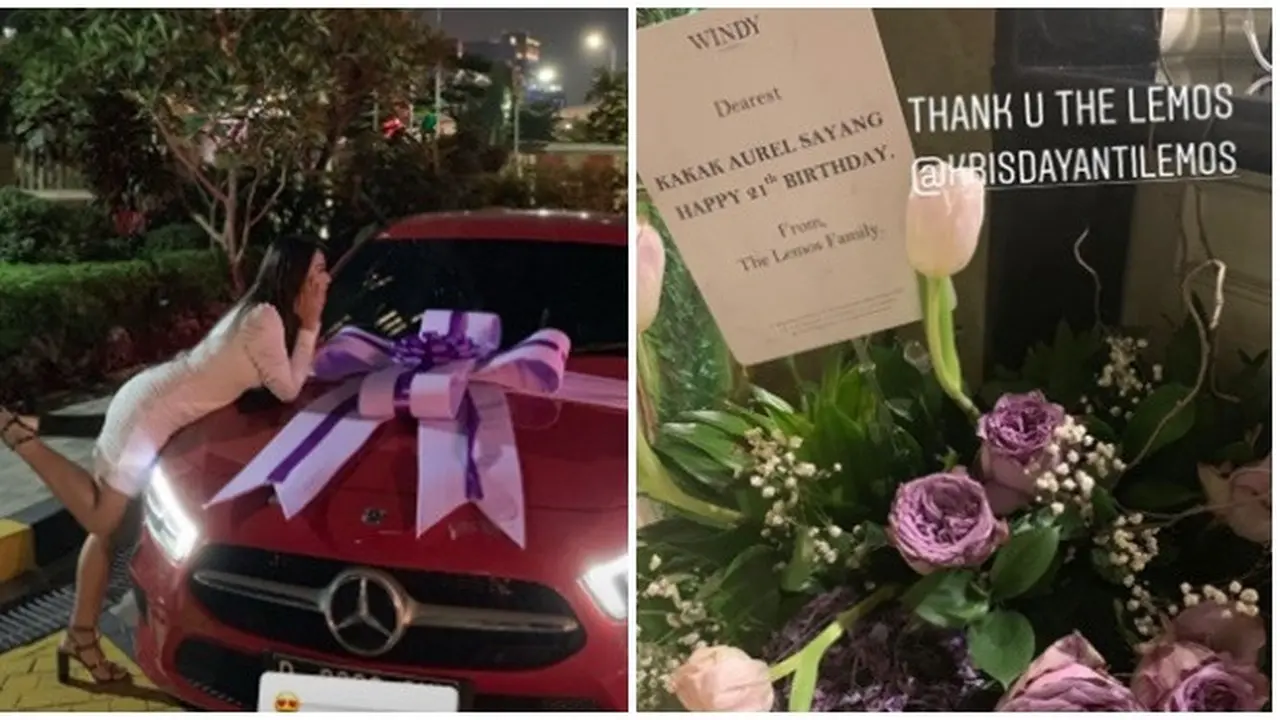 Dapat Kado Mobil Mewah, Begini Suasana Ulang Tahun Aurel Ke 21