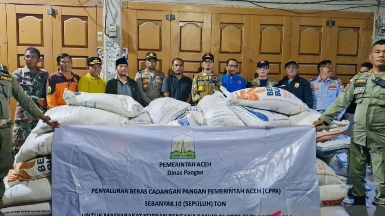 Pemkot Subulussalam Salurkan Tujuh Ton Bantuan Beras untuk Korban Banjir