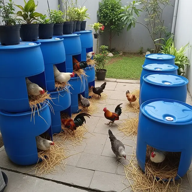 12 Ide Ternak Mini di Drum Plastik Bekas 100 Liter, Hemat Lahan dan Biaya