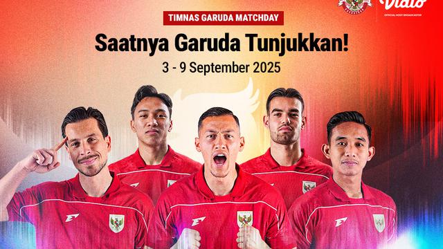 Live streaming timnas Indonesia eksklusif di Vidio. (dok. vidio.com)