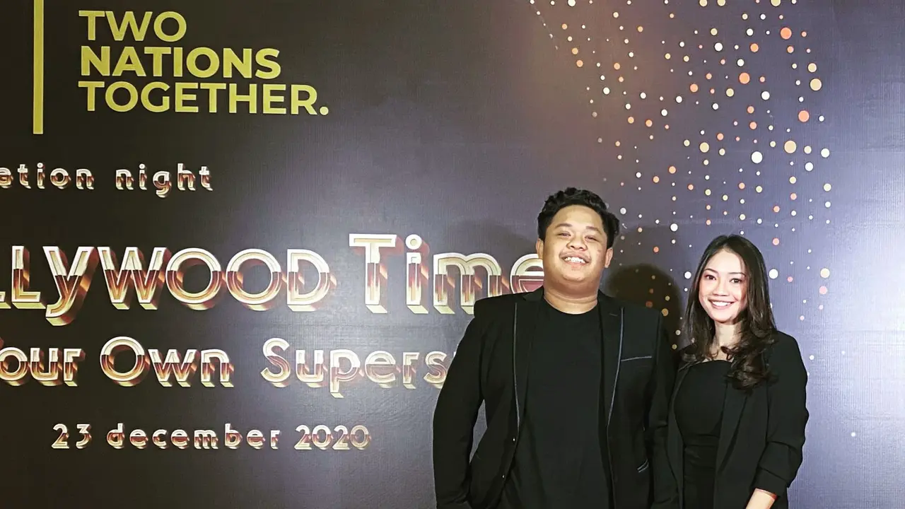 Aldhy Eka Putra bersama istri