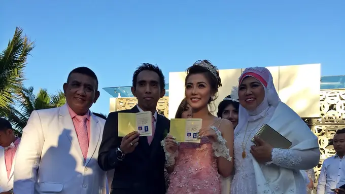 Pernikahan Bella Shofie dan Suryono