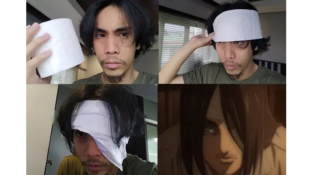 6 Cosplay Low Budget Eren Yeager Attack On Titan Ini Kocak
