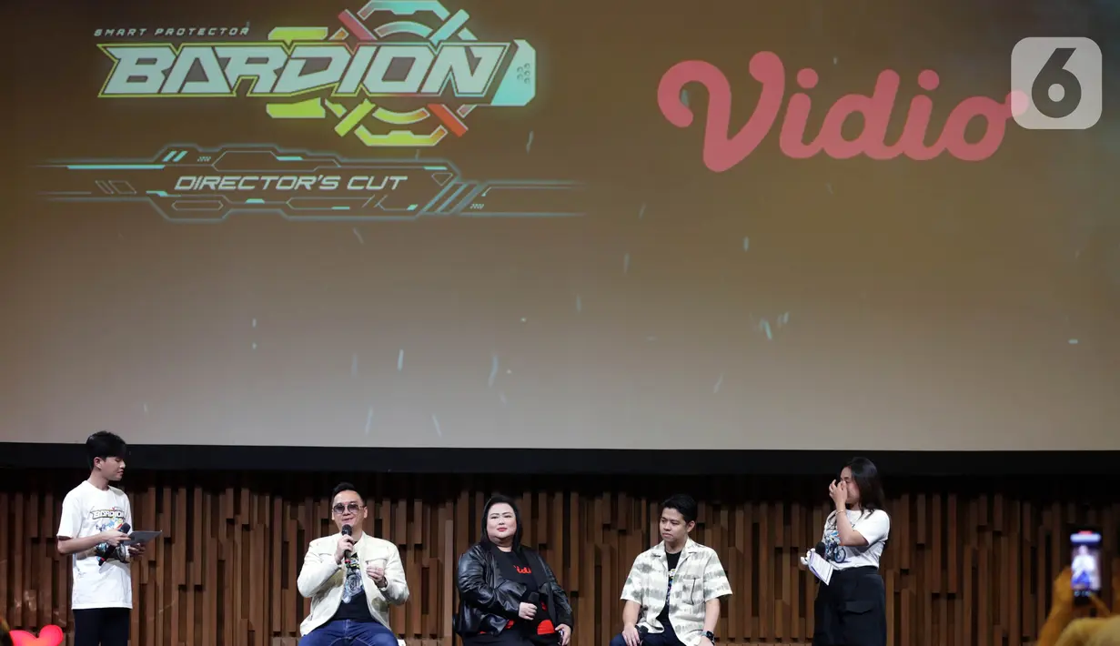 Senior Vice President Content Vidio, Eva Stephanie Kurnia mengaku pihaknya sangat antusias menghadirkan ‘Tokusatsu Bardion’ kepada penonton Vidio. (Liputan6.com/Helmi Fithriansyah)