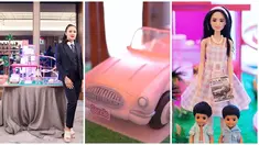 Ini adalah potret kue ulang tahun Sandra Dewi ke-40 tahun pada 2023 lalu. Detailnya yang sempurna membuat kue ini jadi sayang untuk dimakan. Selain detail rumah dan perabotan barbie yang sangat mirip seperti desain film Barbie, terlihat juga detail mobil Rolls Royce. Seperti diketahui mobil mewah Rolls Royce yang harganya ditaksir Rp 18 hingga 25 miliar ini merupakan kado ultah Sandra Dewi. (Liputan6.com/IG/@sandradewi88)