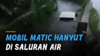 Warga yang melihat insiden tersebut berusaha mengevakuasi namun gagal karena saluran air.