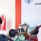 Dirjen Pembangunan Desa dan Perdesaan Kemendes PDTT, Sugito saat melakukan kunjungan kerja di desa Binting.