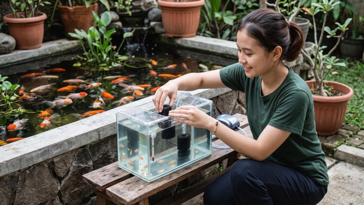 Cara Membuat Tempat Karantina Ikan Koki Anakan, Rahasia Burayak Sehat Siap Kontes