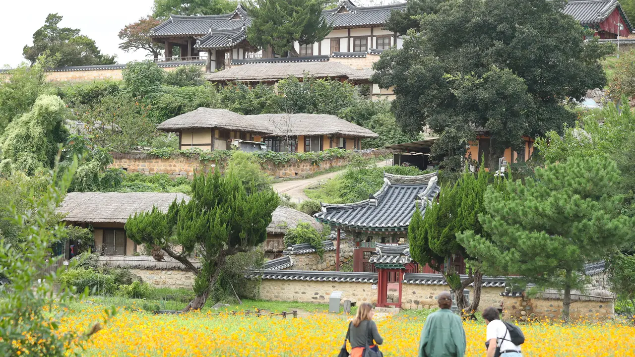 Desa Yangdong di Gyeongju, Korea Selatan. (Xinhua/Yao Qilin)
