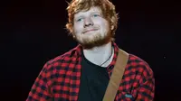 Seorang fans pergi ke backstage untuk bertemu Ed Sheeran usai konser Mereka ngobrol selama 1,5 jam dan penggemar tersebut mengatakan Ed Sheeran sangatlah ramah. (Oli SCARFF / AFP)