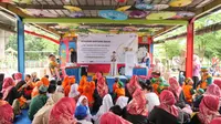 Jelang Ramadan, Organisi Indisi Salurkan Ratusan Paket Sembako Untuk Siswa Penyandang Disabilitas di Paud Jakut