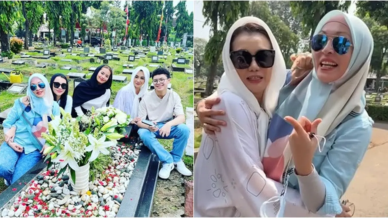 Ziarah Bareng, Ini 6 Potret Pertemuan Angelina Sondakh dan Reza Artamevia