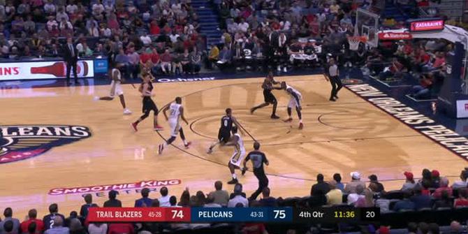 VIDEO : Cuplikan Pertandingan NBA, Blazers 107 vs Pelicans 103