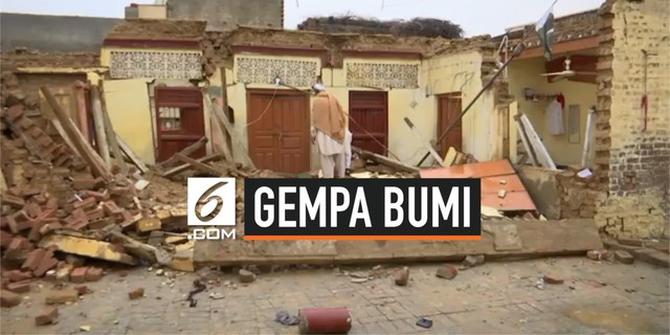 VIDEO: Gempa Magnitudo 5,8 Guncang Pakistan, 22 Tewas