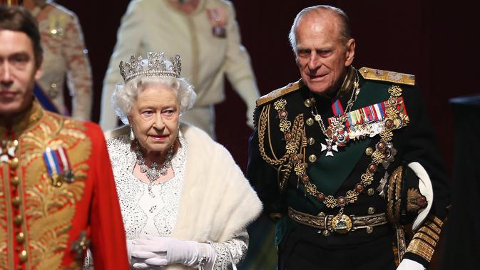 Ratu Elizabeth II dan Pangeran Phillip. (Dan Kitwood / POOL / AFP)