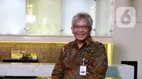 Direktur Utama Bank BJB Yuddy Renaldi, Jakarta, Kamis (12/12/2019). (Liputan6.com/Angga Yuniar)