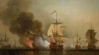 Kapal kuno San Jose tenggelam pada 1708, setelah diserang kapal Inggris (Wikipedia)