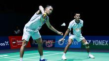 Ganda putra Indonesia Fajar Alfian/Muhammad Shohibul Fikri lolos ke babak 16 besar Malaysia Open 2026 setelah mengalahkan pasangan Chinese Taipei Lee Fang-Chih/Lee Fang-Jen di Stadium Axiata Arena, Rabu (7/1). (foto: PBSI)