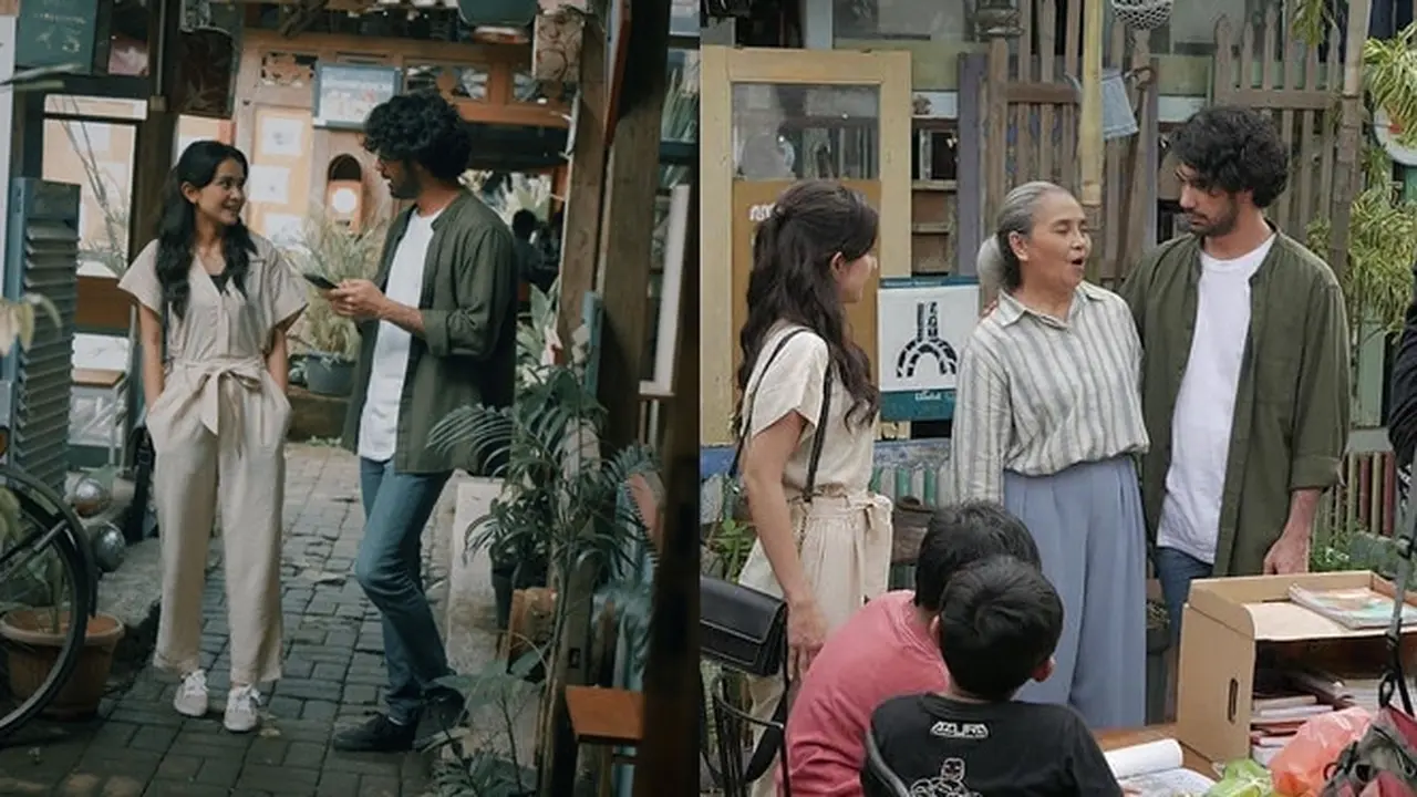 Main Film Bareng, Ini 6 Momen Reza Rahadian dan Michelle Ziudith saat Syuting