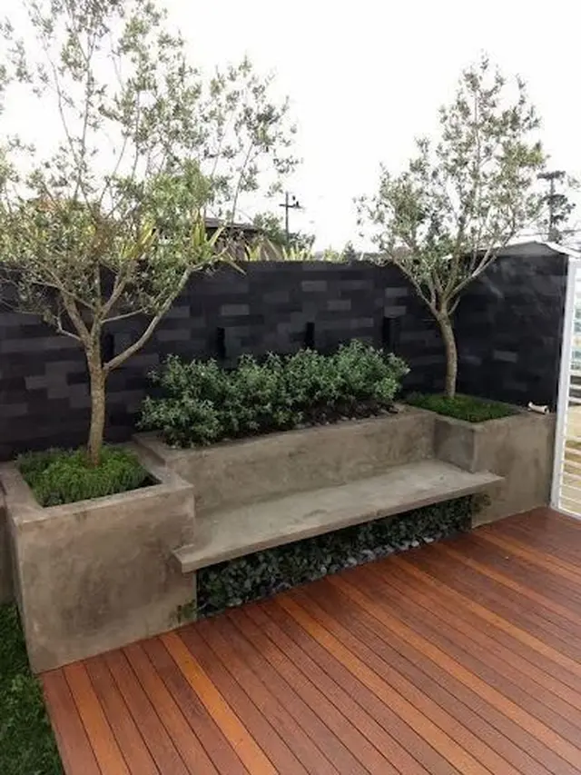 7 Desain Bangku Beton Taman yang Estetik, Ciptakan Kesan Sederhana Tapi Mewah