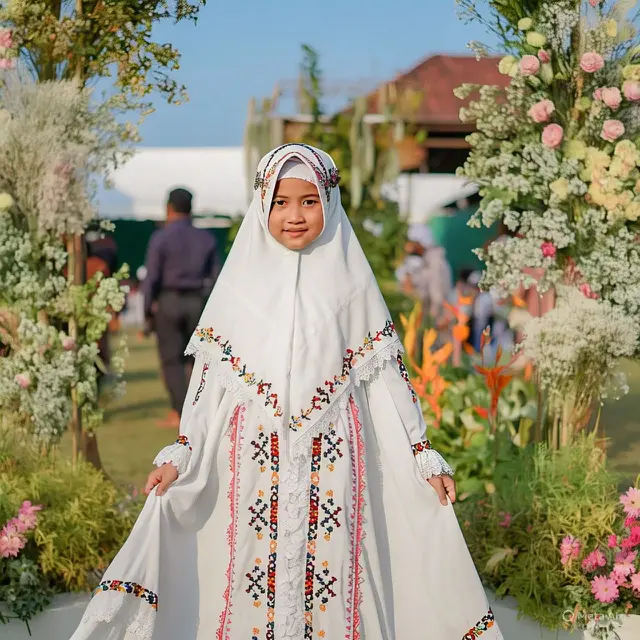 Contoh Model Baju Muslim Anak Perempuan