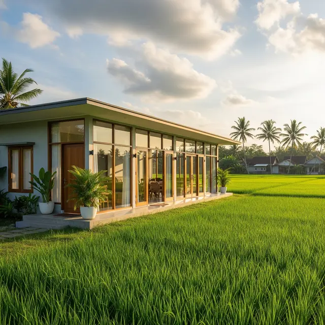 Inspirasi Rumah Murah di Desa Pinggir Ladang