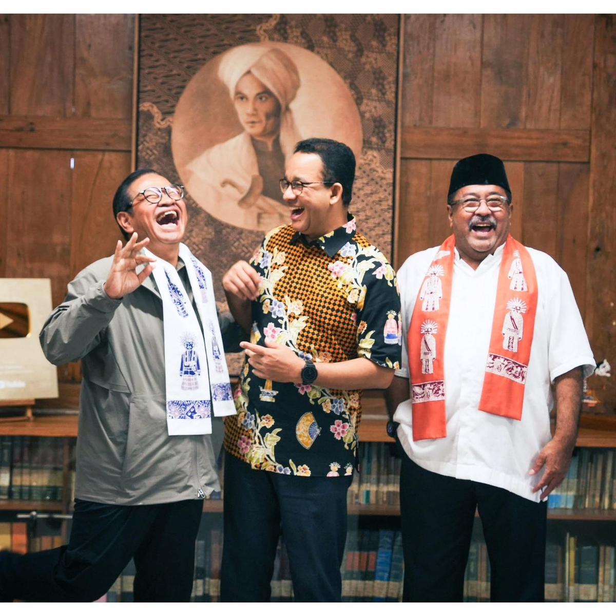 Pramono-Rano bertemu Anies Baswedan