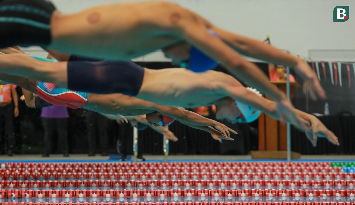 Kejurnas ini merupakan seleksi bagi Tim Akuatik Indonesia untuk SEA Age Group Championships ke-48 yang akan berlangsung di Malaysia pada November 2026 dan seleksi kejuaraan kelompok umur Asia. (Bola.com/Bagaskara Lazuardi)