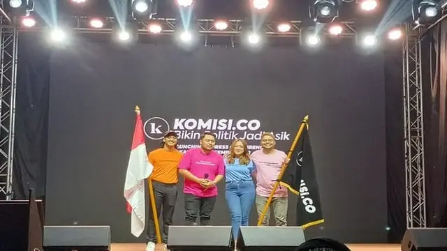 Peluncuran Platform Digital Politik Komisi.co dimeriahkan juga oleh generasi Gen Z.