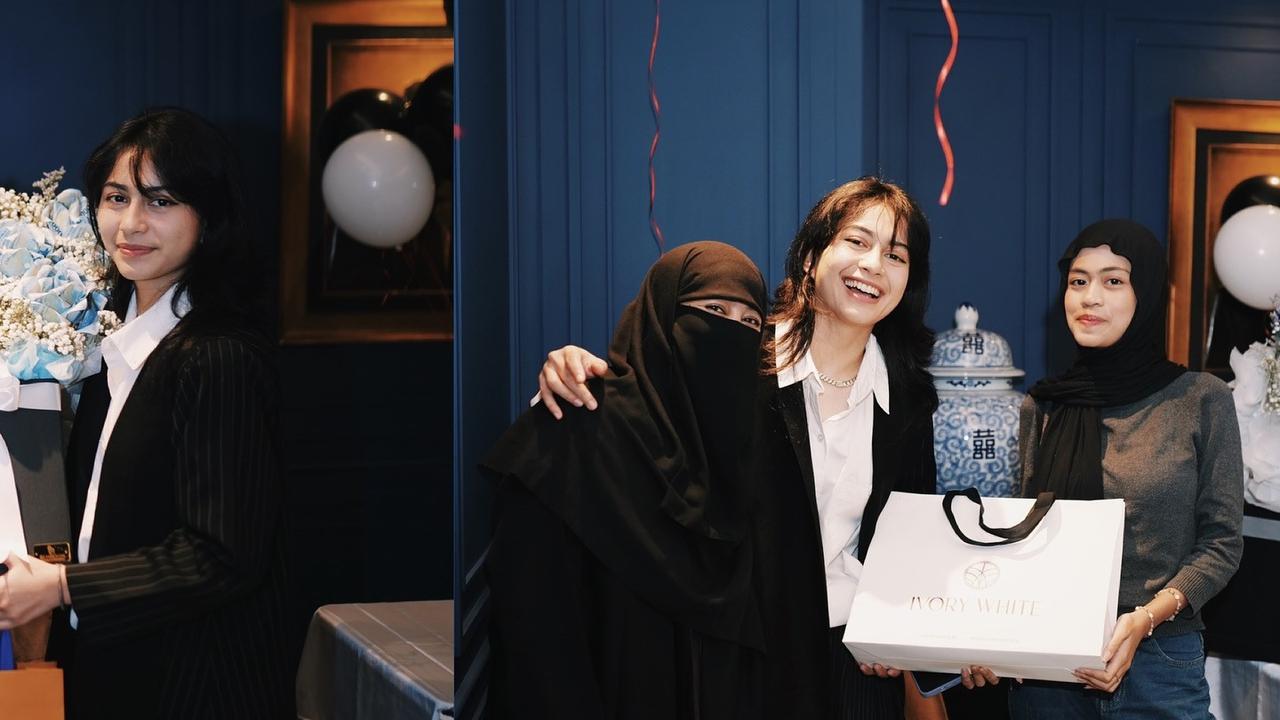 9 Potret Ulang Tahun Sintya Marisca, Ada Umi Pipik dan Anak Ketiganya - Abidzar Al Ghifari Tak Hadir?
