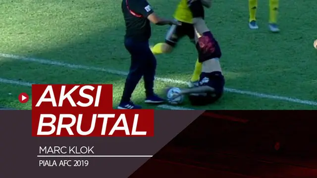 Berita video insiden gelandang PSM Makassar, Marc Klok, ditendang secara brutal oleh pemain Kaya FC di Piala AFC 2019, Rabu (17/4/2019).