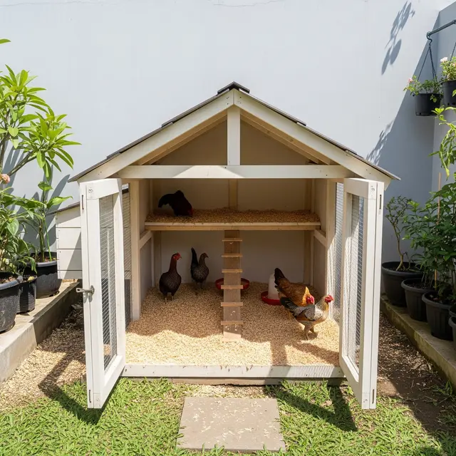 6 Ide Kandang Ayam yang Mudah Dibersihkan, Kunci Kesehatan Unggas