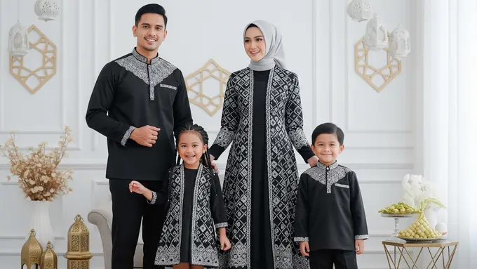 7 Outfit Couple Keluarga Lebaran 2026 Set Seragam, Tampilan Kompak dan Serasi untuk Foto Bersama