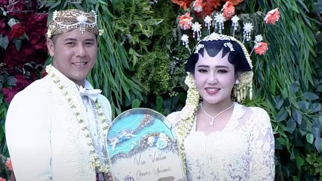 6 Momen Akad Nikah Via Vallen dan Chevra Yolandi, Kental dengan Adat Jawa