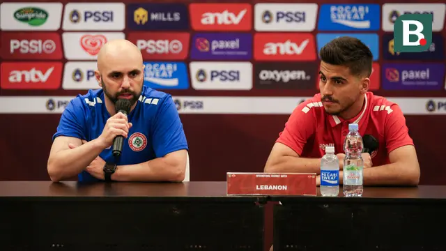 Konferensi Pers Prematch Laga Uji Coba Timnas Indonesia U-22 Vs Timnas Lebanon U-22