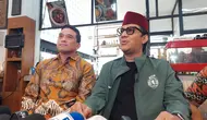 Andre Taulany saat menjelaskan ihwal perceraiannya dengan Rien Wartia